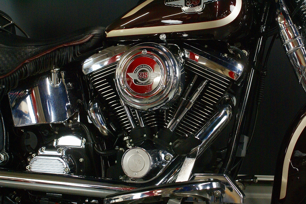 FLSTS ヘリテイジ スプリンガー 95周年記念カラー エンジン